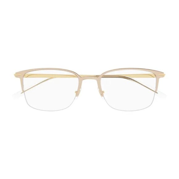 NEW  MONTBLANC EYEGLASSES GOLD UNISEX EYEWEAR MONTBLANC MB0234OK 001 - Picture 2 of 3